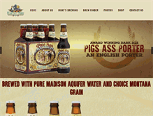 Tablet Screenshot of harvestmoonbrew.com